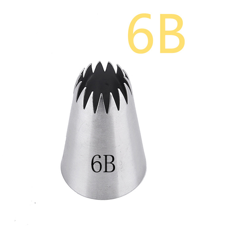 Piping Bag Disposable - Nozzle Cake Decorating Tips Stainless Steel