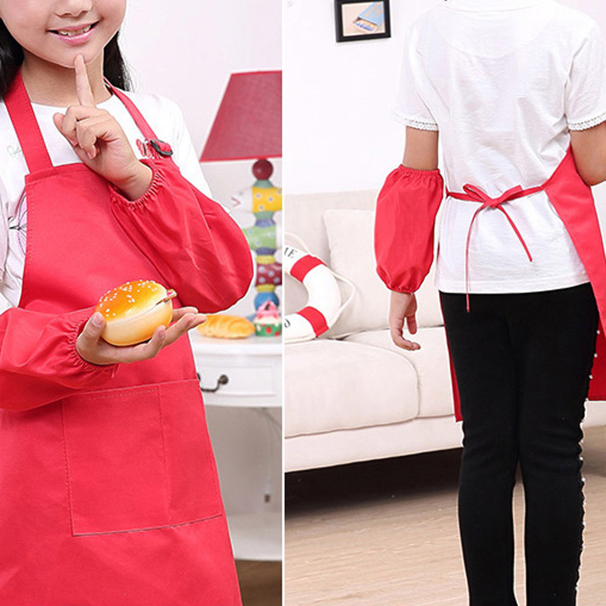 Cooking Chef Xl - Xl Red Children Artist Apron Set