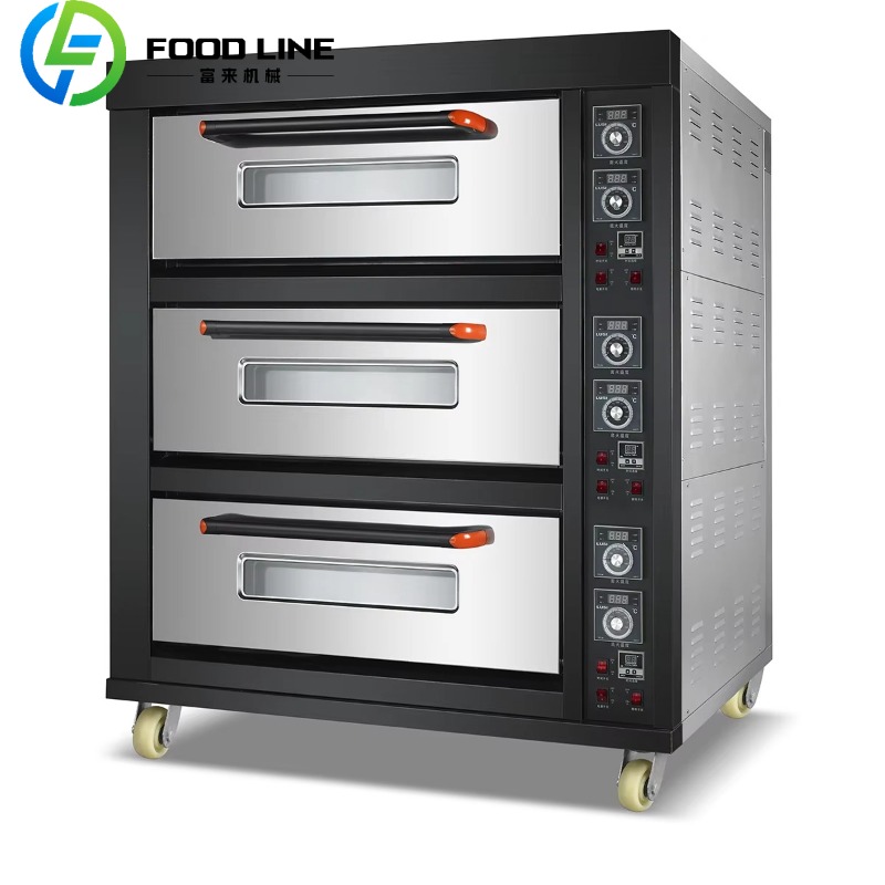 Commercial Kitchen Baking Equipment - Commercial Stainless Steel Deck Oven Professional
