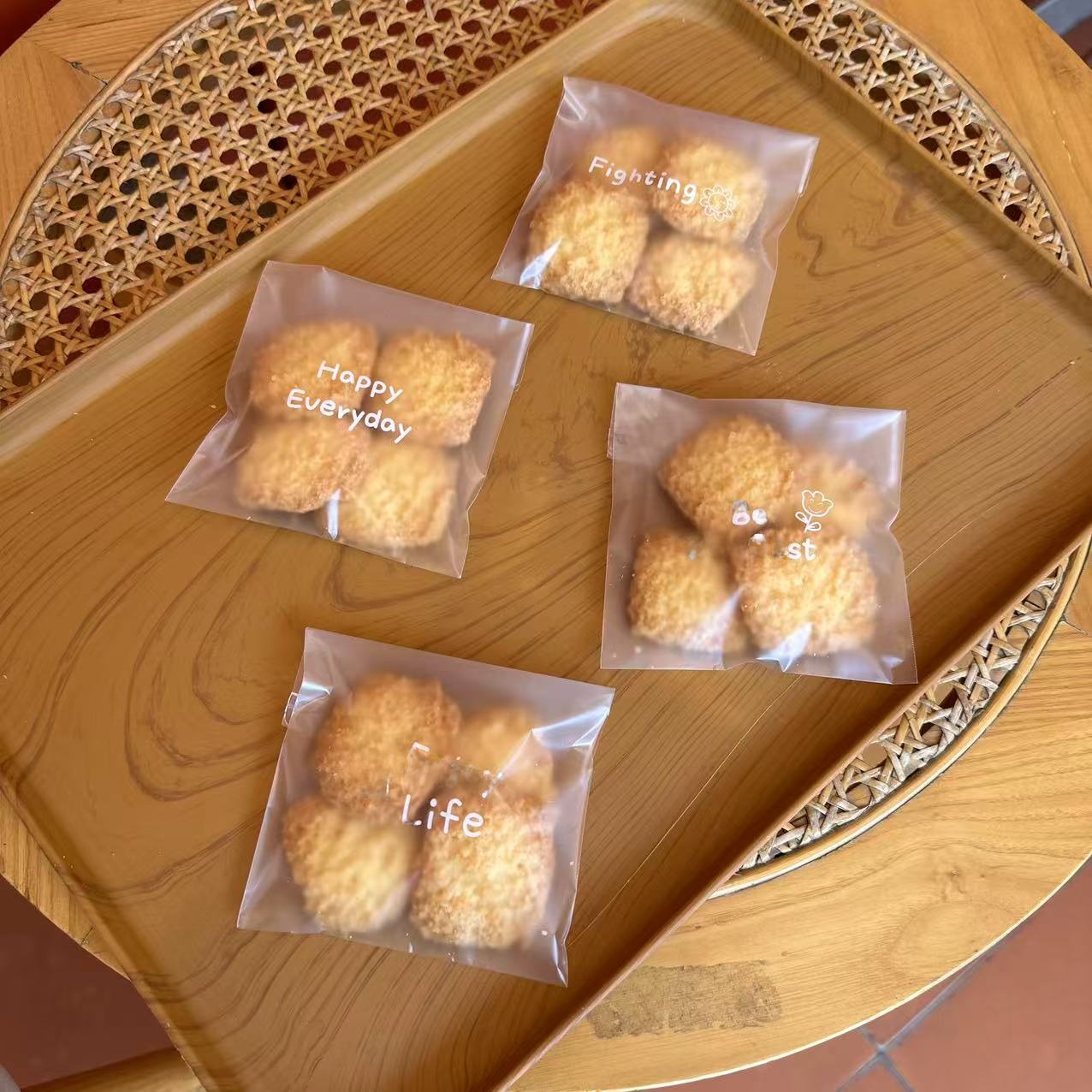 Kitchen Baking Equipment - Baking Snack Packaging Bag Self-Sealing Cookie