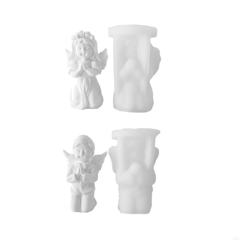 Kitchen Baking Equipment - R3MC 3D Prayer Angel Girl Silicone