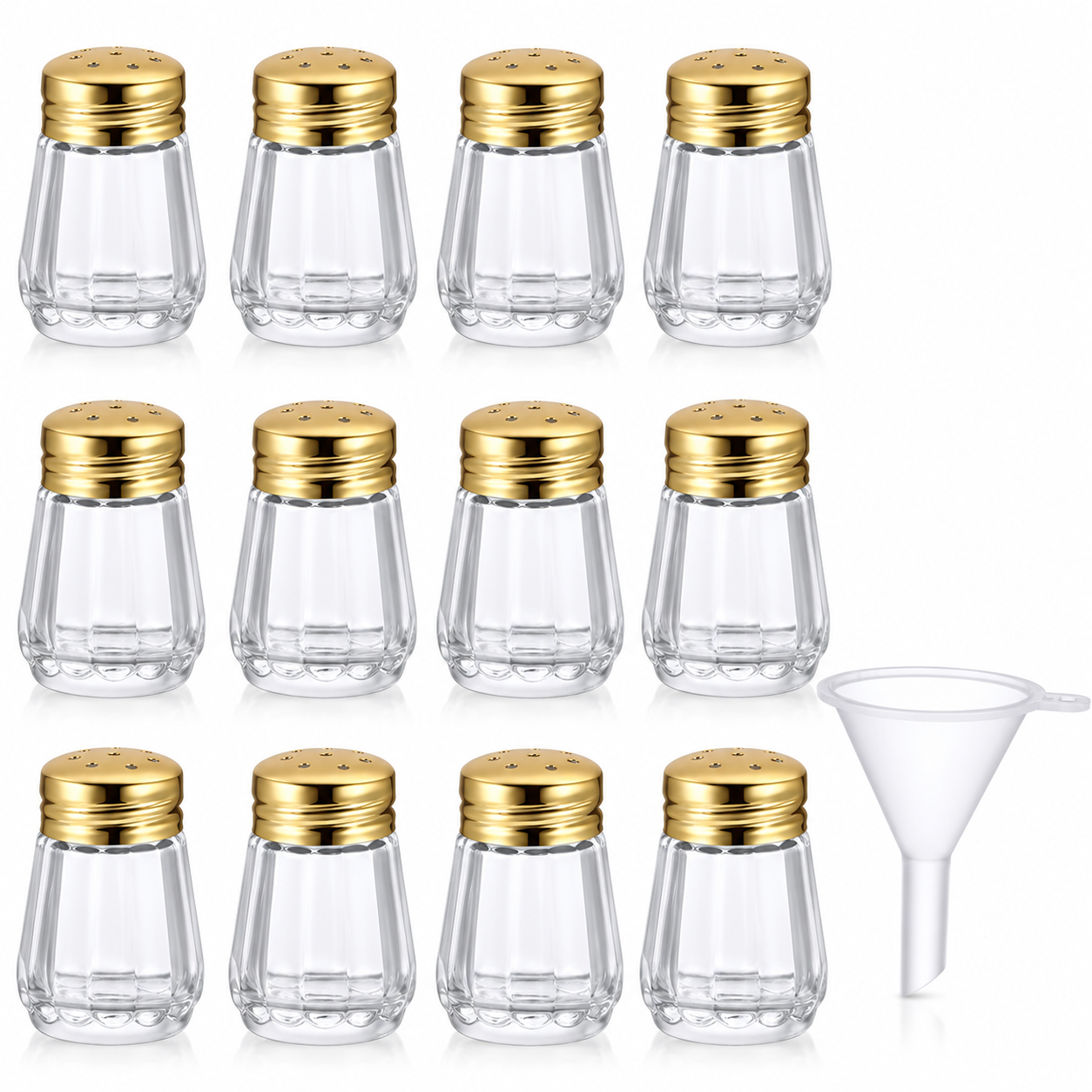 Miniature Baking Kitchen - Small Salt & Pepper Shakers Clear