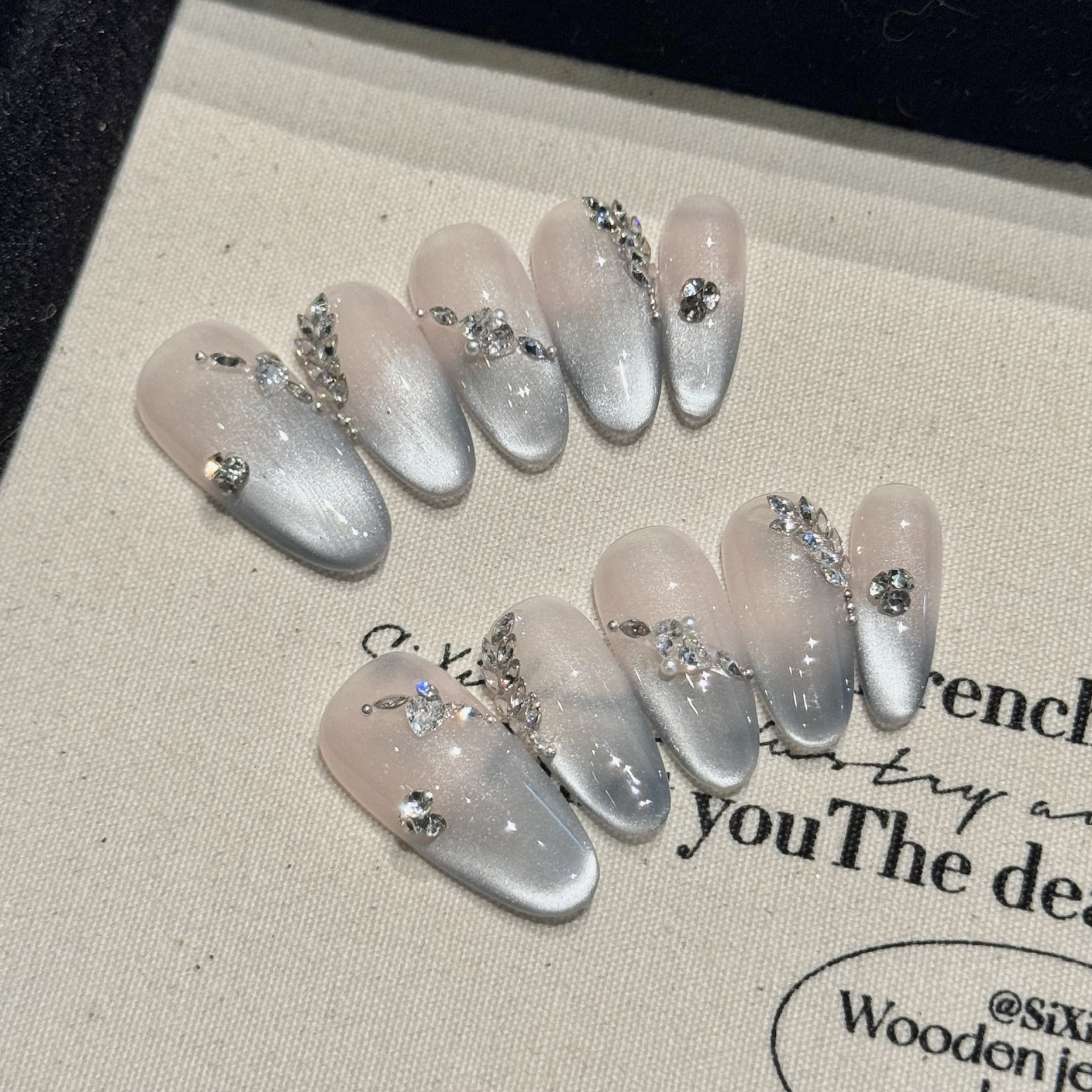 Decorating Tip Set - Handmade French Tips Fake Nails Glossy