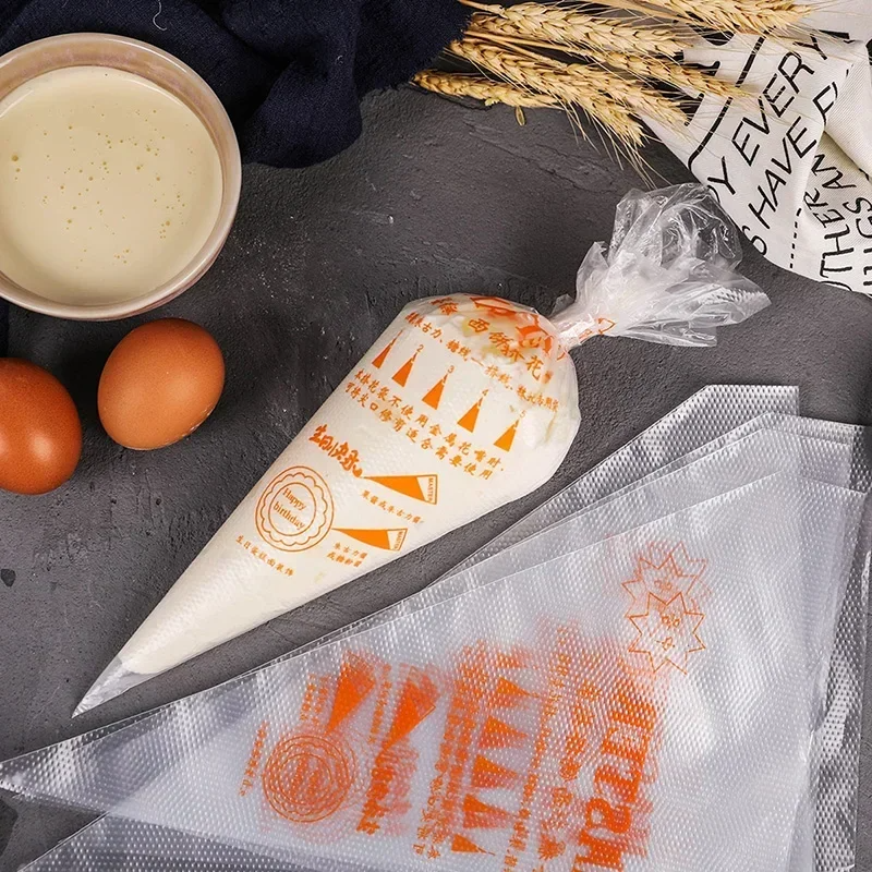 Piping Bag Disposable - 100PCS Set Disposable Pastry Bags Cake