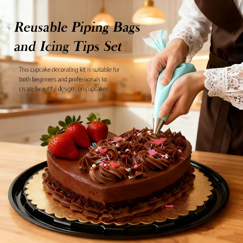 40Pcs Cake Decorating Piping S - огляд і ціна Decorating Tip Set