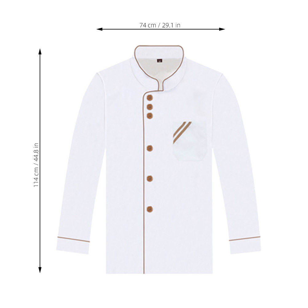 Long Sleeve Unisex Chef Jacket - огляд і ціна Cooking Chef Xl