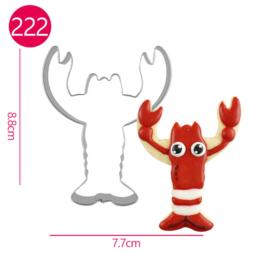 4pcs Lobster Shape Cookie Cutt - огляд і ціна Kitchen Design For Baking