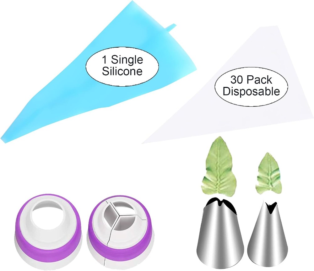 47 Pcs Russian Piping Tips Set - огляд і ціна Decorating Tip Set