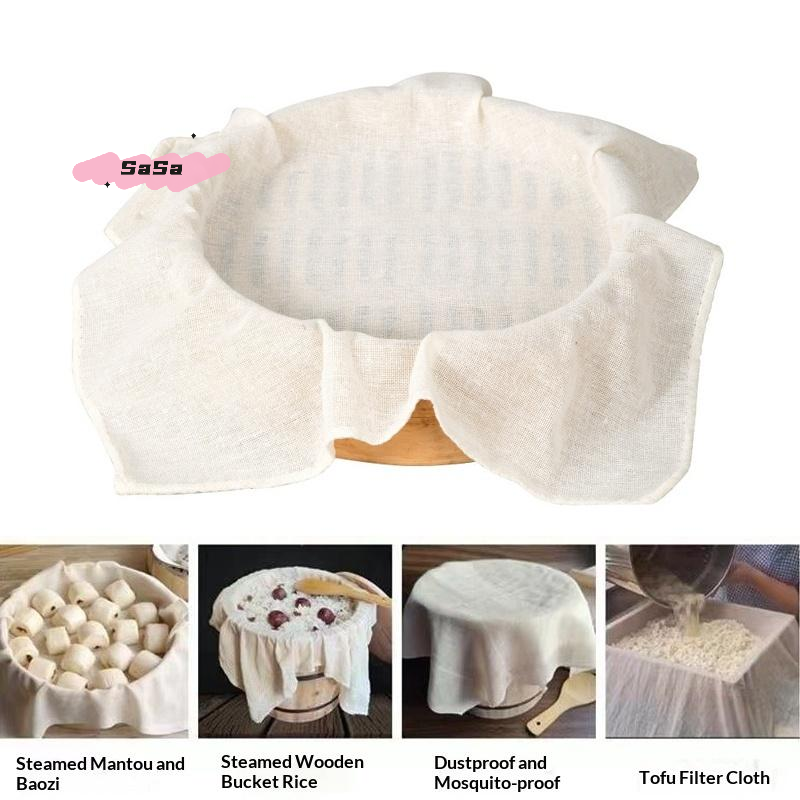 3Pcs Pure Cotton Steamer Cloth - огляд і ціна Kitchen Baking Drawer