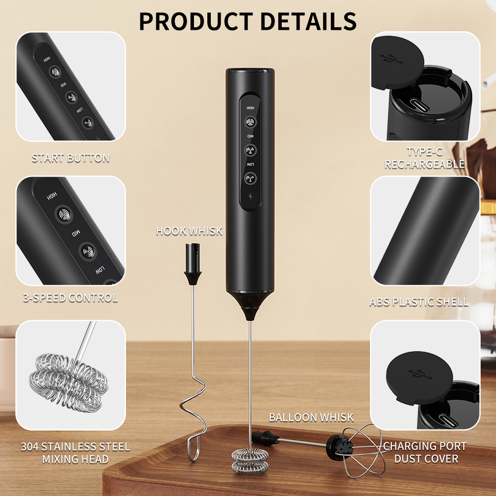 3 in 1 Electric Handheld Milk  - огляд і ціна Miniature Baking Kitchen