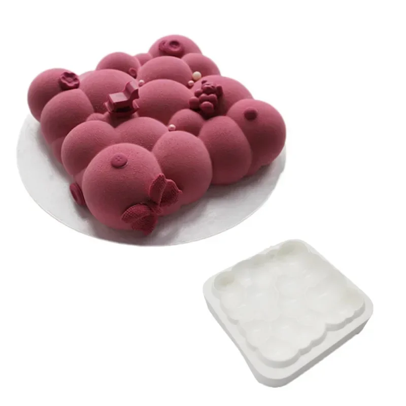 3D Square Cloud Shaped Silicon - огляд і ціна Kitchen Baking Ware