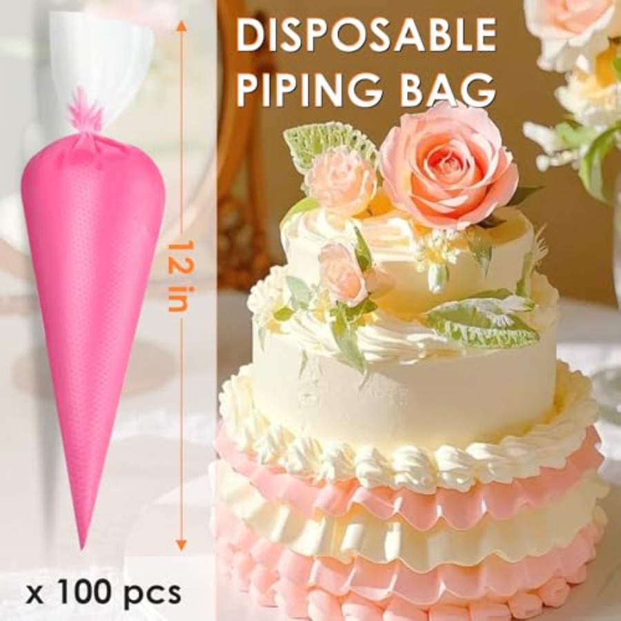 100Pcs 12 Inch Anti-Burst Disp - огляд і ціна Piping Bag Disposable