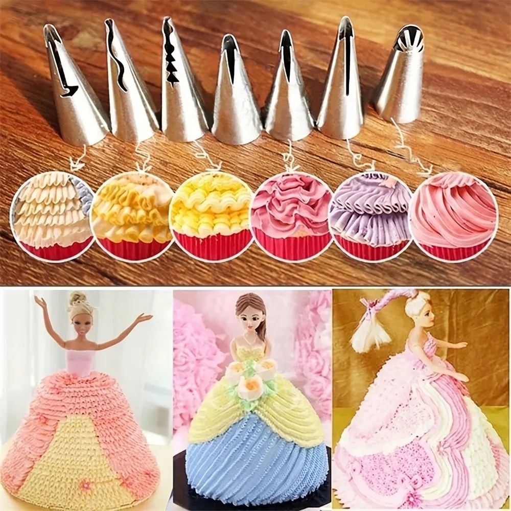 8/10Pcs Russian Piping Tips Se - огляд і ціна Piping Bag Disposable