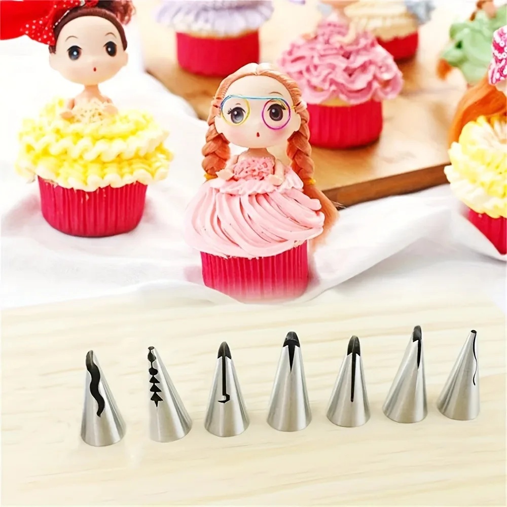 8/10Pcs Russian Piping Tips Se - огляд і ціна Piping Bag Disposable