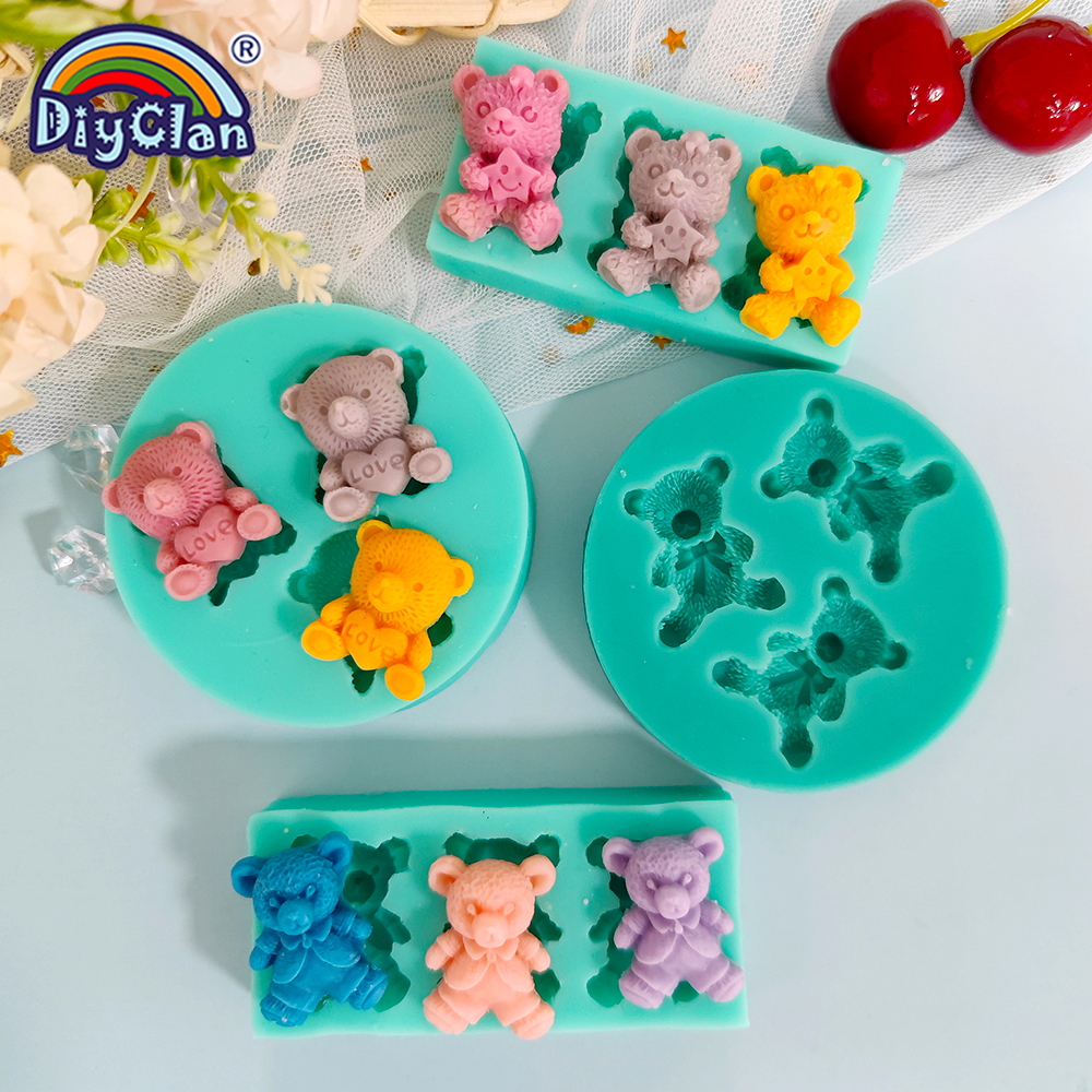 Cute Mini Bear Silicone Mold F - огляд і ціна Miniature Baking Kitchen