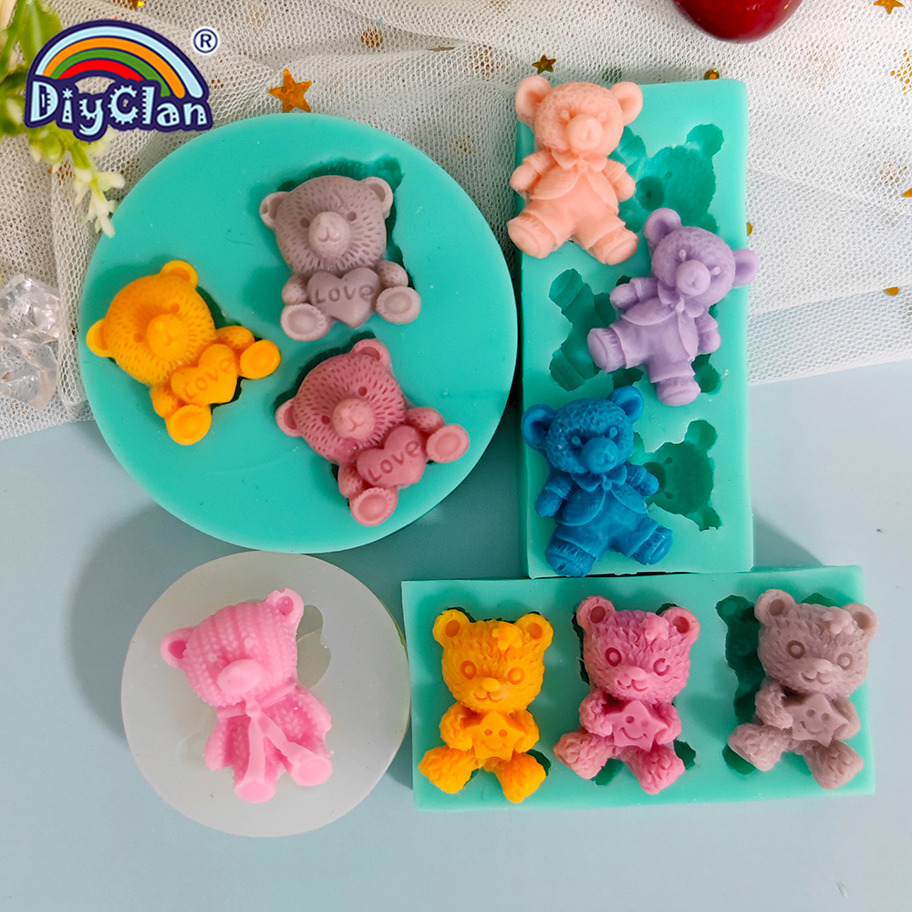 Cute Mini Bear Silicone Mold F - огляд і ціна Miniature Baking Kitchen