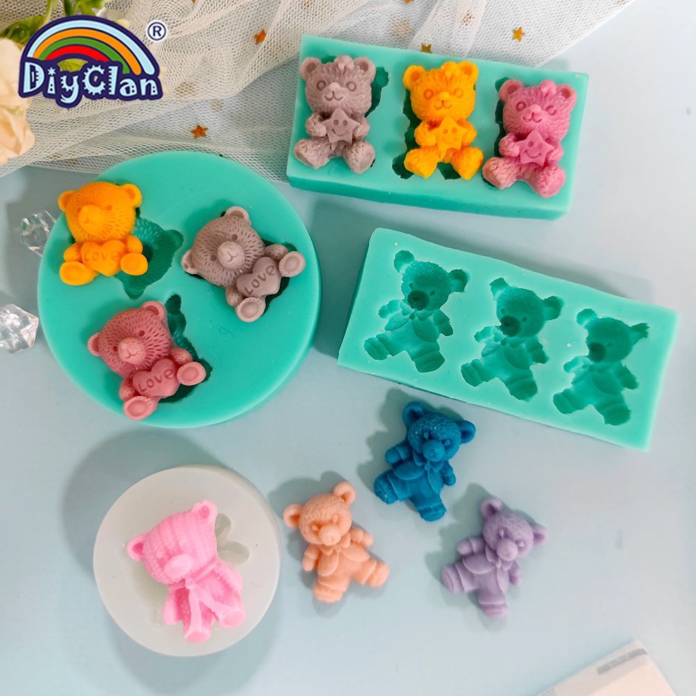 Cute Mini Bear Silicone Mold F - огляд і ціна Miniature Baking Kitchen