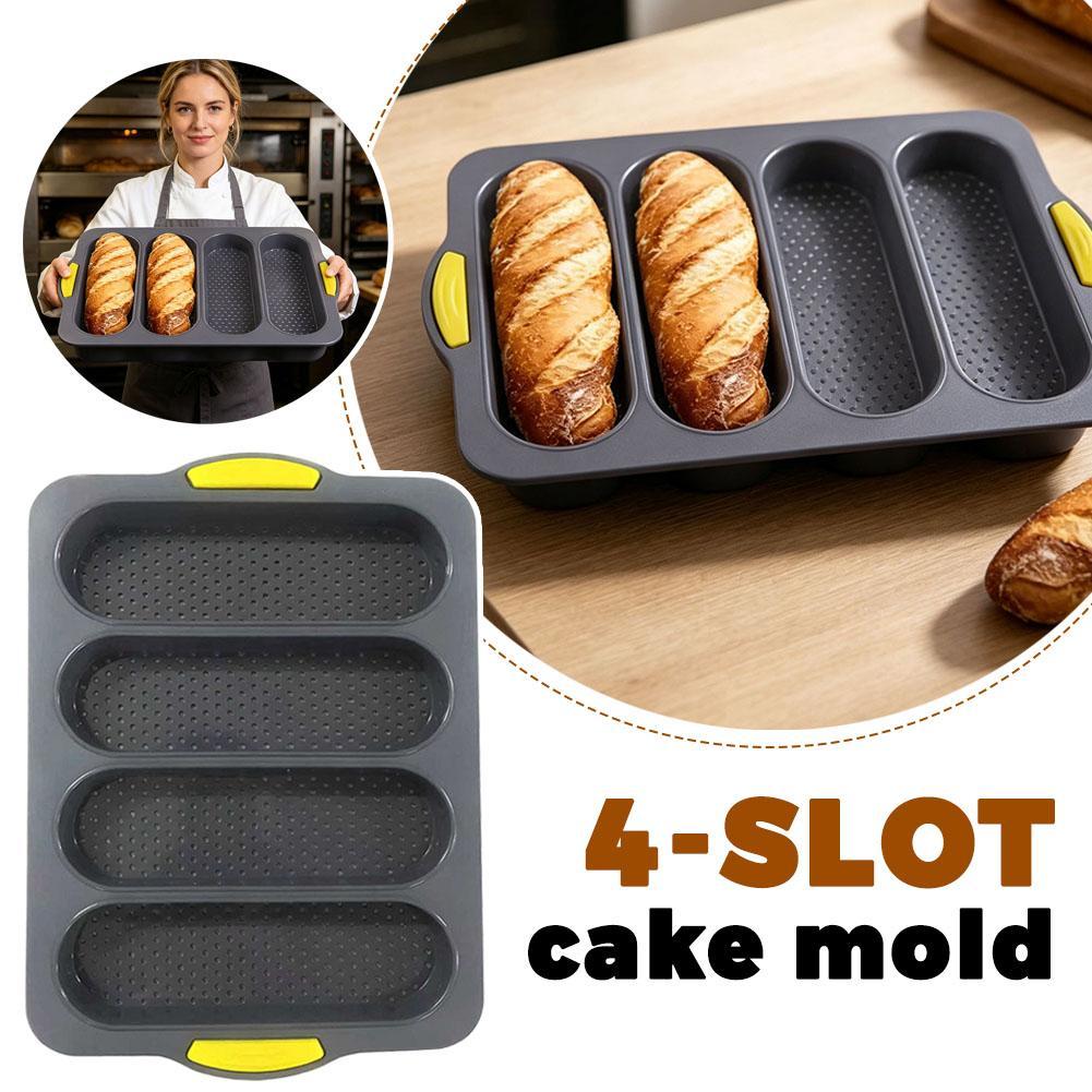 4-cavity Silicone Bread Loaf P - огляд і ціна Kitchen Baking Ware