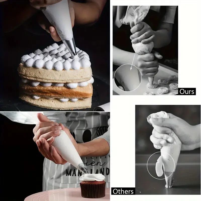 100PCS Disposable Pastry Bags, - огляд і ціна Piping Bag Disposable