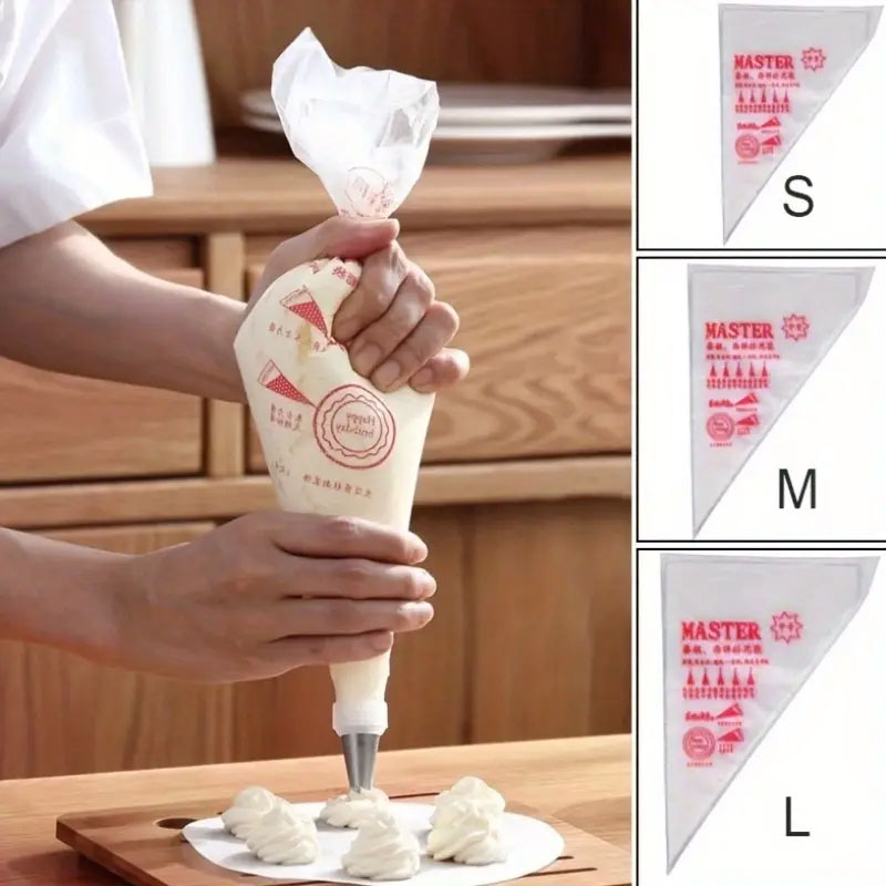 100PCS Thick Disposable Pastry - огляд і ціна Piping Bag Disposable