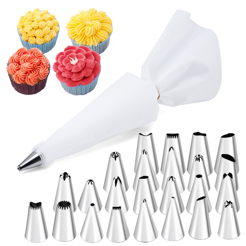 6/14/26/29 pcs set Cream Nozzl - огляд і ціна Kitchen Baking Equipment