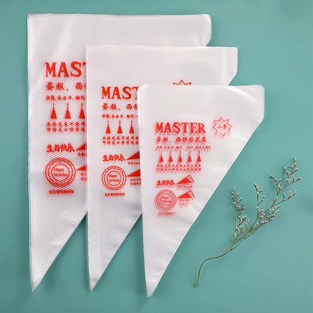 100 PCS Thick Disposable Pastr - огляд і ціна Piping Bag Disposable