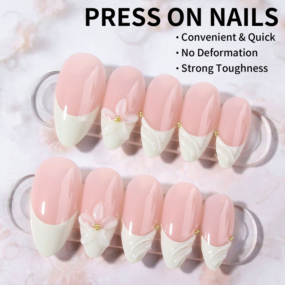 24pcs Almond 3d gel nails Whal - огляд і ціна Decorating Tip Set