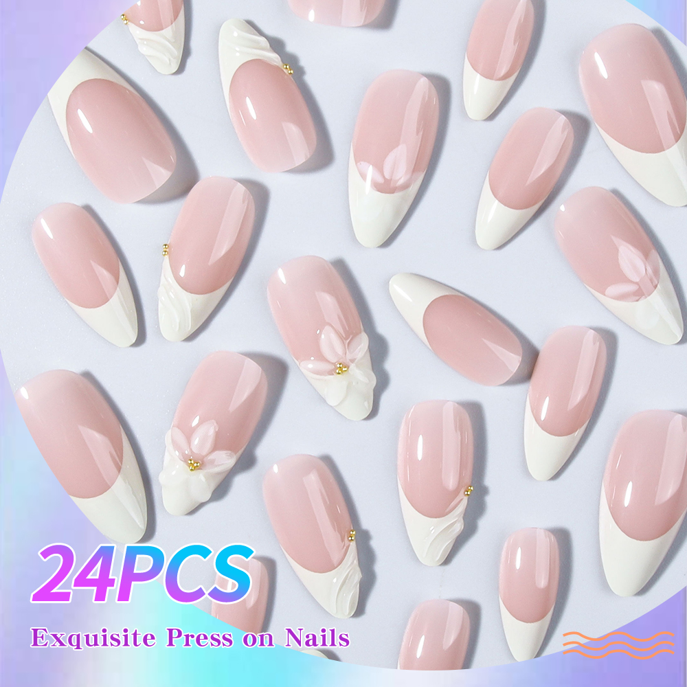 24pcs Almond 3d gel nails Whal - огляд і ціна Decorating Tip Set