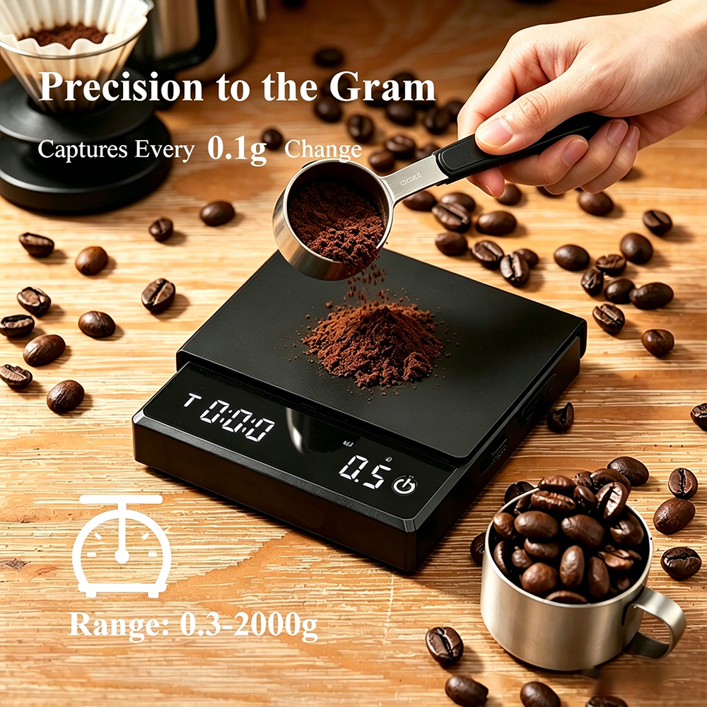 Mini Digital Coffee Scale with - огляд і ціна Miniature Baking Kitchen