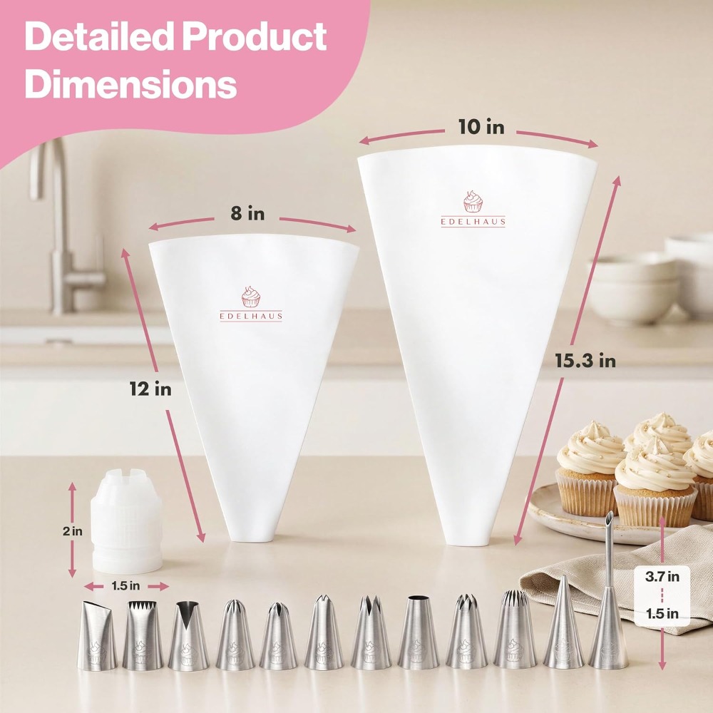 Piping Bags and Tips Set – Reu - огляд і ціна Decorating Tip Set