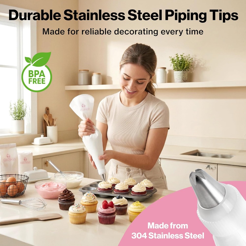 Piping Bags and Tips Set – Reu - огляд і ціна Decorating Tip Set