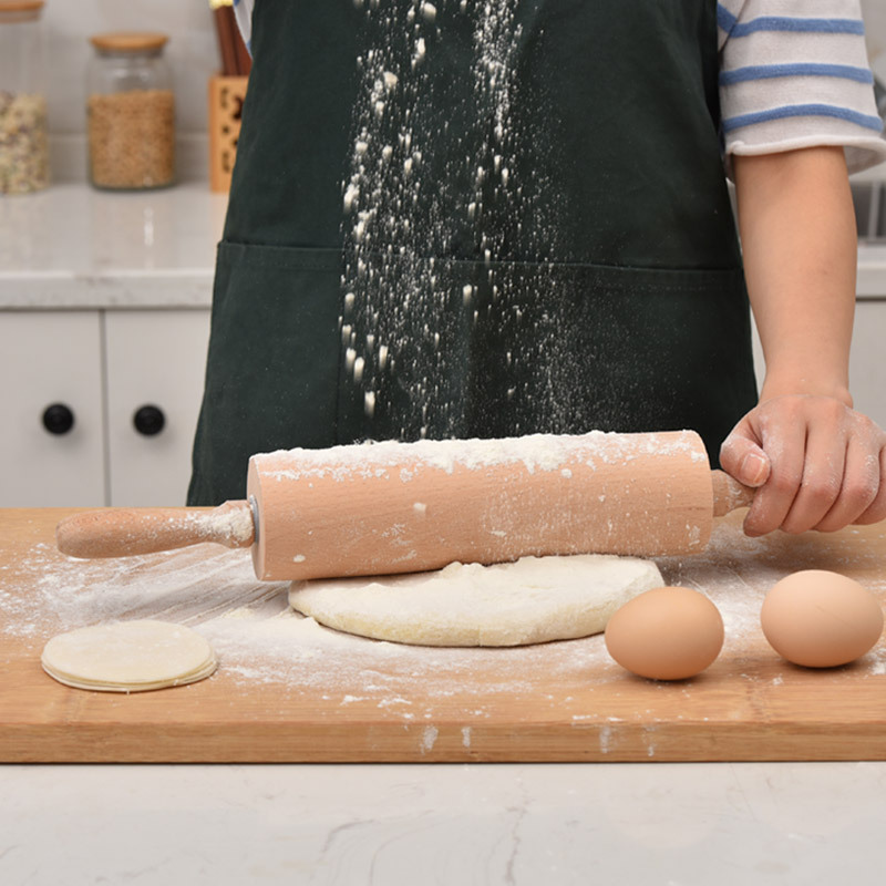 1Pcs Wooden Rolling Pin Househ - огляд і ціна Kitchen Roll Baking