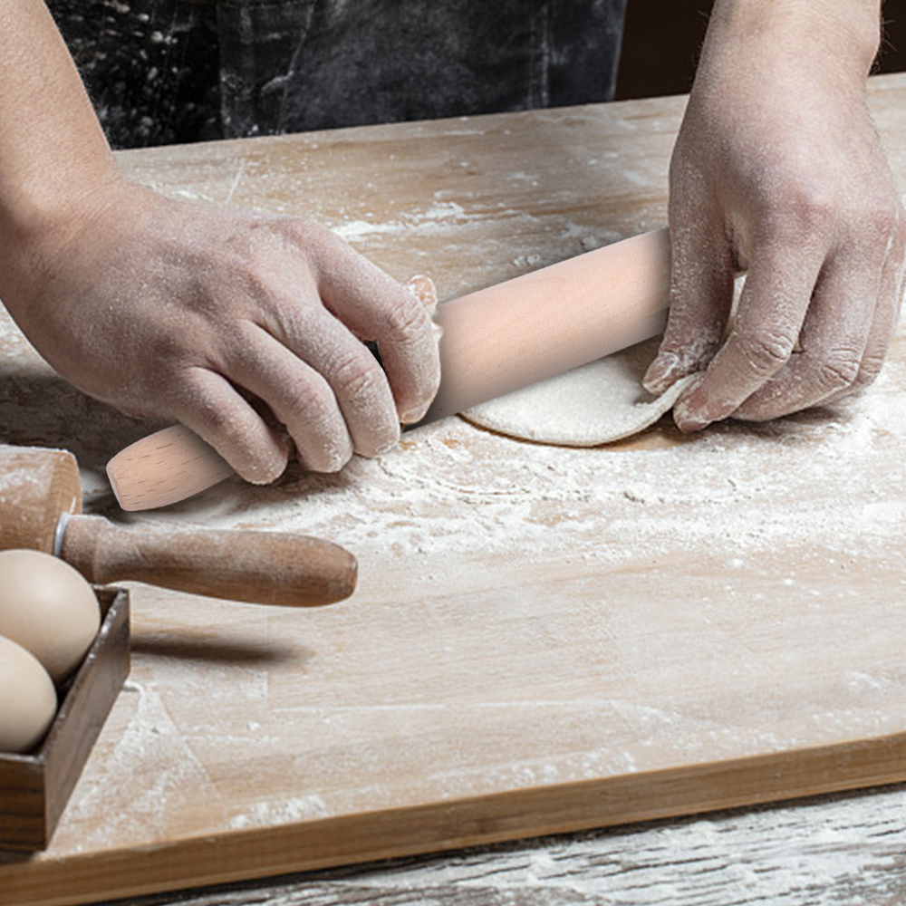 1Pcs Wooden Rolling Pin Househ - огляд і ціна Kitchen Roll Baking