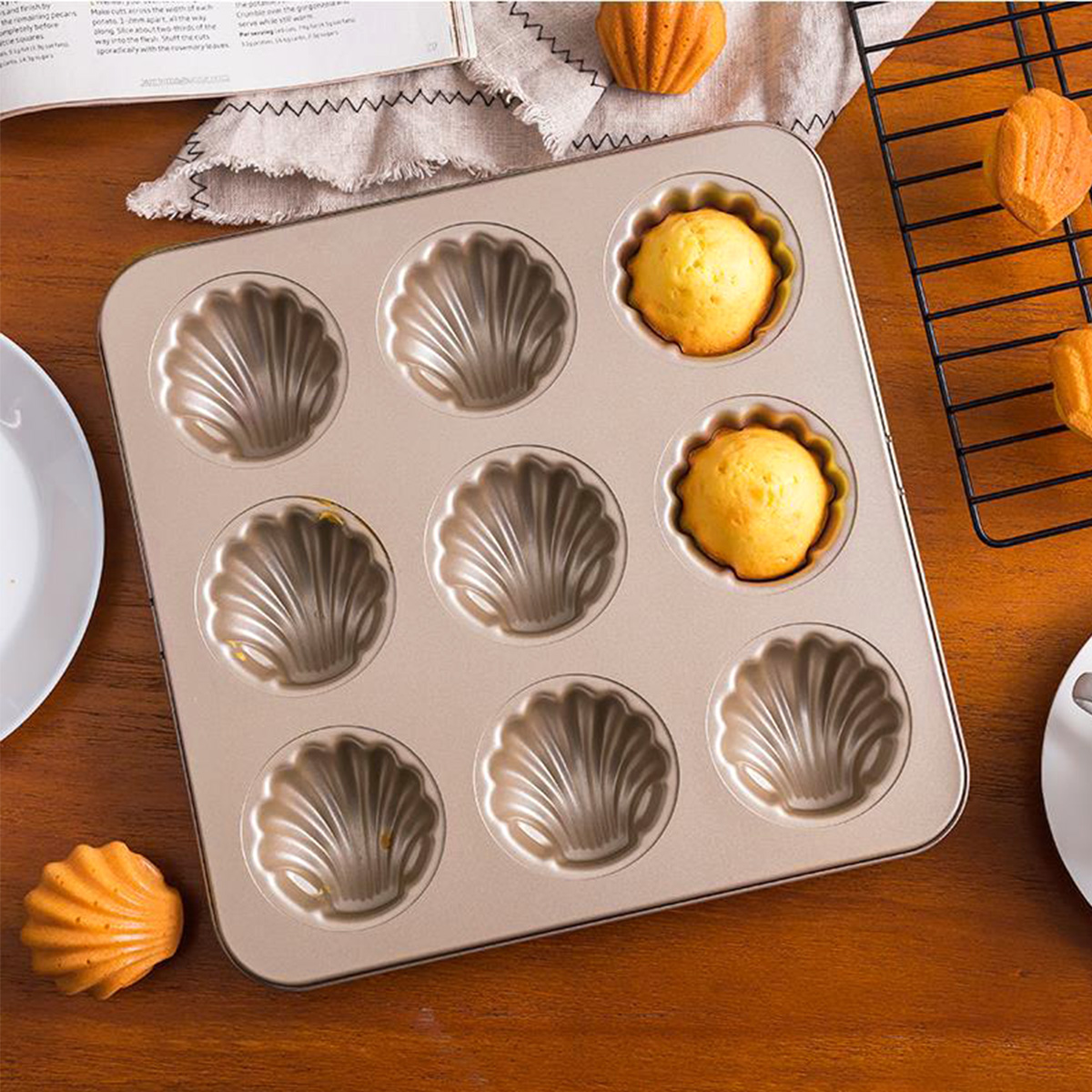 Madeleine Mold Shell Shape Bak - огляд і ціна Kitchen Baking Ware