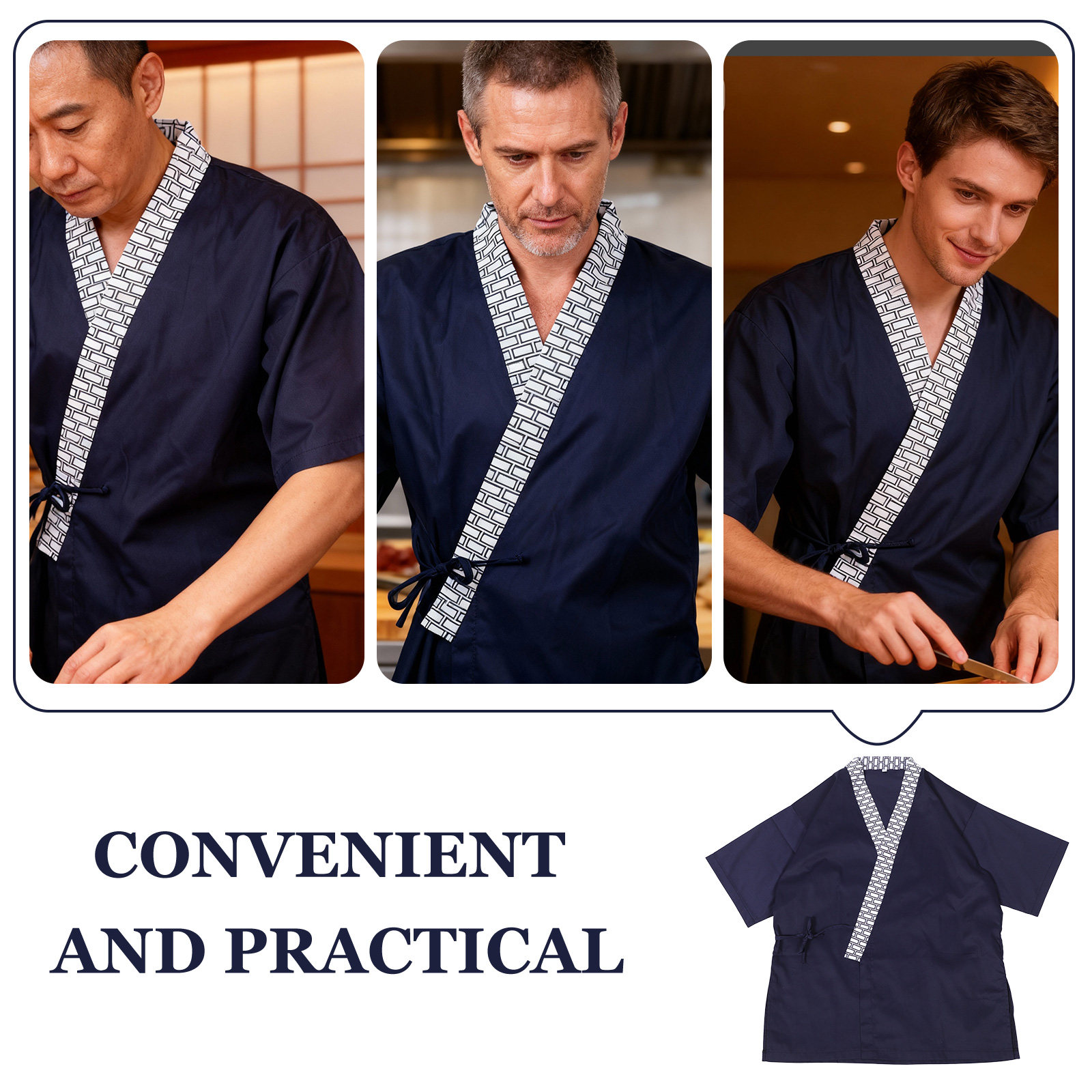 Kimono Chef Jacket Sushi Chef  - огляд і ціна Cooking Chef Xl