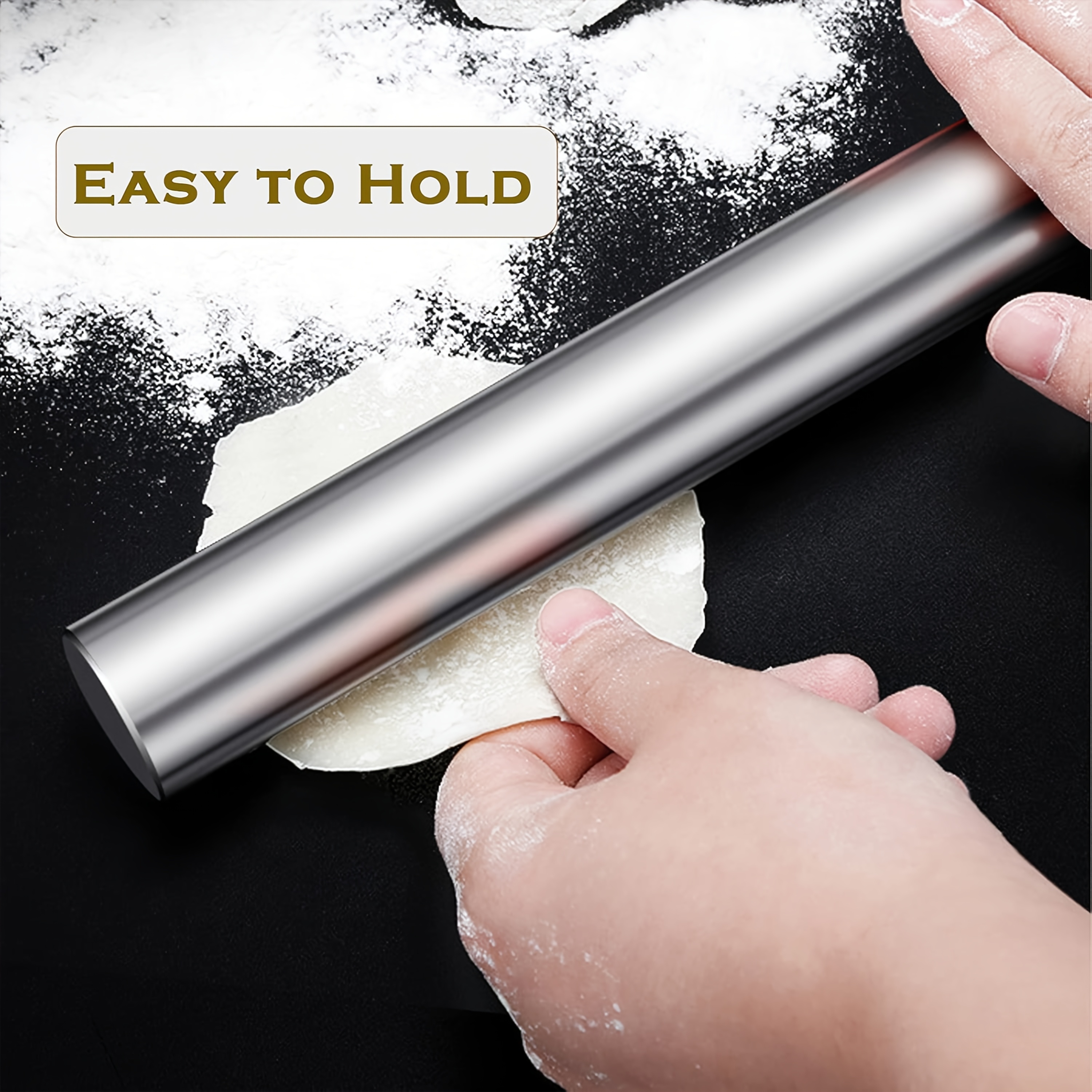 1PC Kitchen Rolling Pin Stainl - огляд і ціна Kitchen Roll Baking