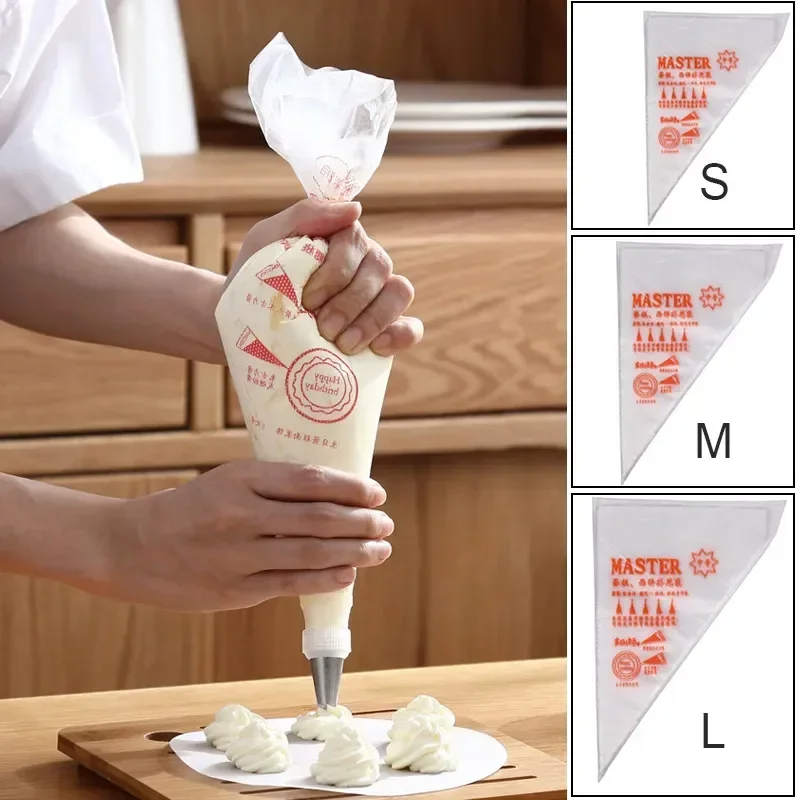 100PCS Set Disposable Pastry B - огляд і ціна Piping Bag Disposable