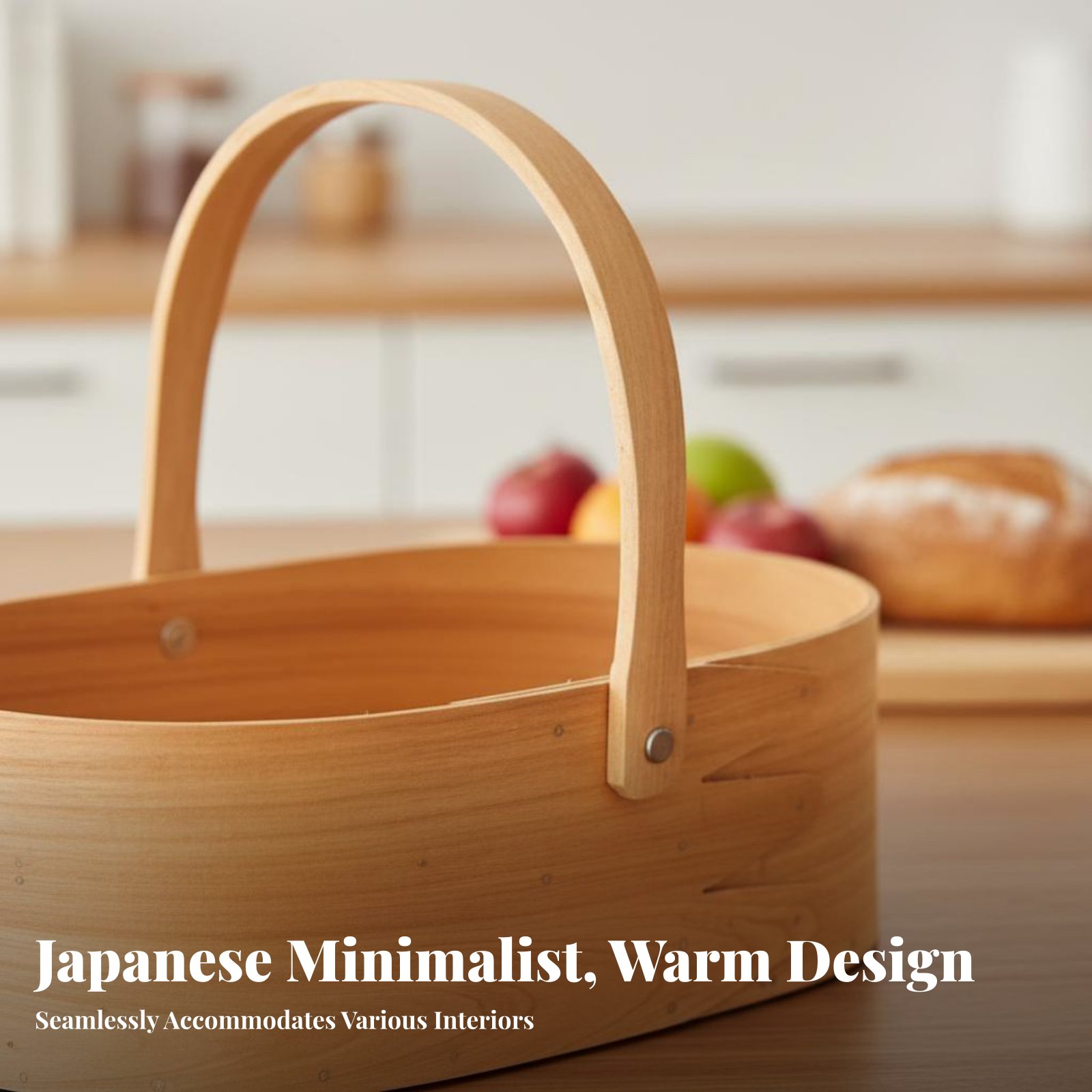 Handled Wood Chip Container Ja - огляд і ціна Kitchen Design For Baking
